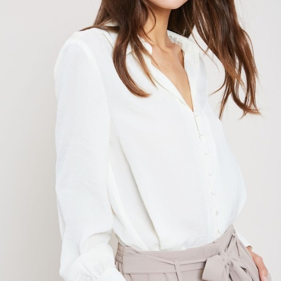 NWT WL Gorgeous ivory top - Picture 4 of 7